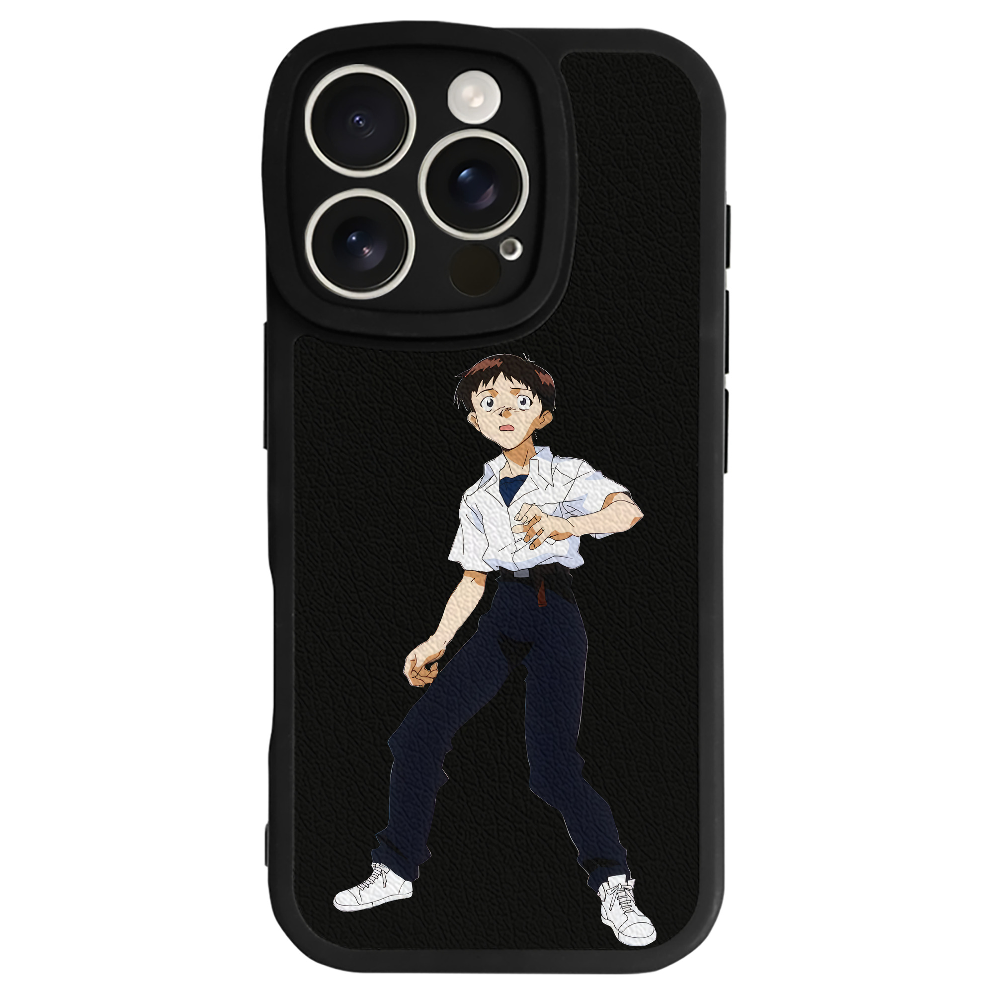 （画像用） EVA 新世紀エヴァンゲリオン 【iPhone 16シリーズ対応】シリコンスマホケース（レザー調） 材質：シリコン